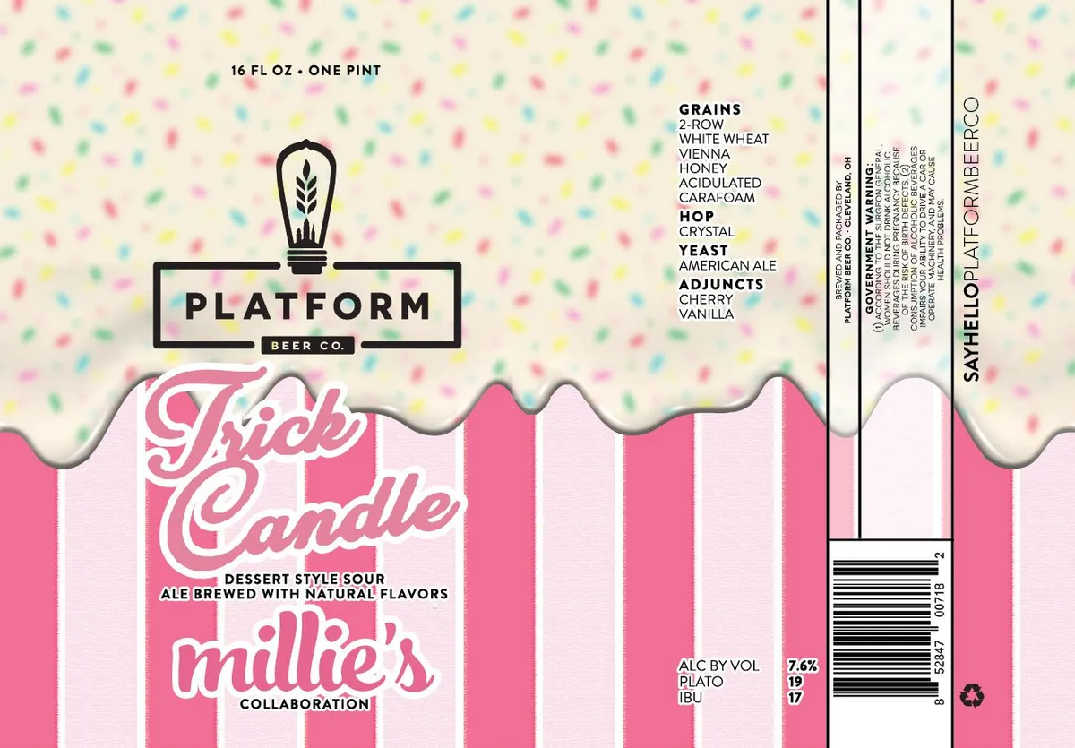 Trick Candle — full label as filed with TTB