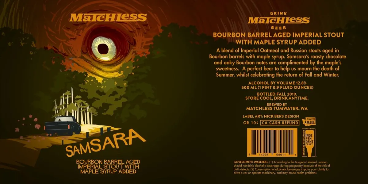 Samsara — full label as filed with TTB
