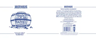 Triple Barrel Blueberry label