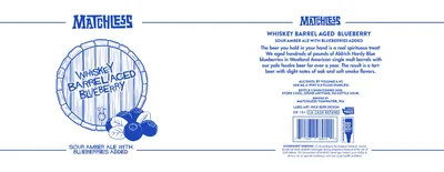 Whiskey Barrel Aged Blueberry label