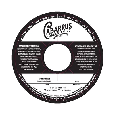 Cackalack Haze label