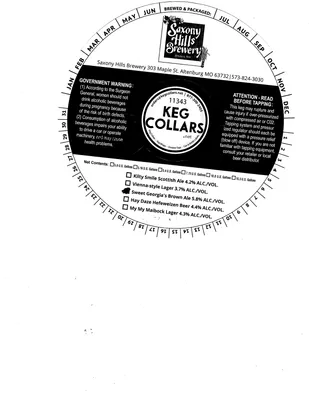 Sweet Georgia's Brown Ale label