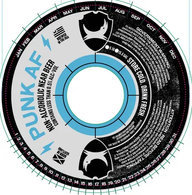 Punk AF label