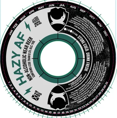 Hazy AF label