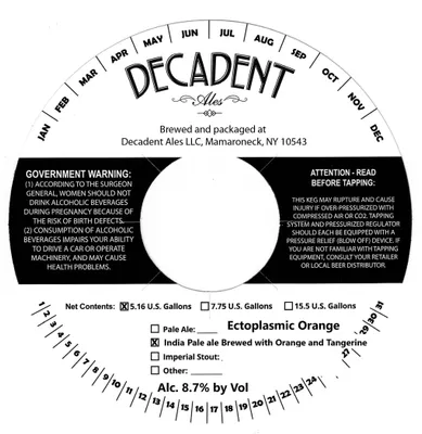 Ectoplasmic Orange label