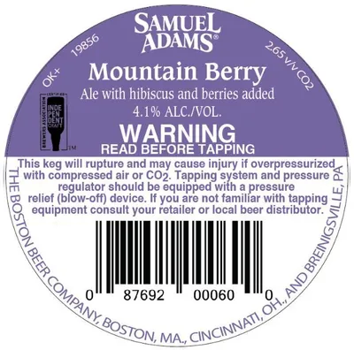 Mountain Berry label