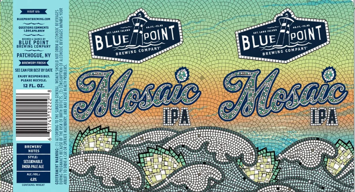 Mosaic — full label as filed with TTB