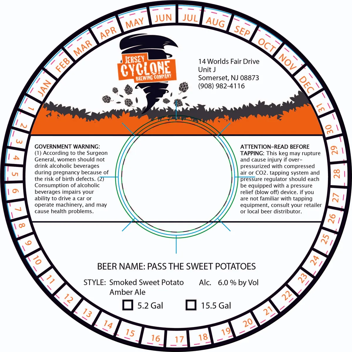 PASS THE SWEET POTATOES — full label as filed with TTB