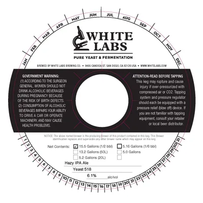 Hazy IPA Ale label