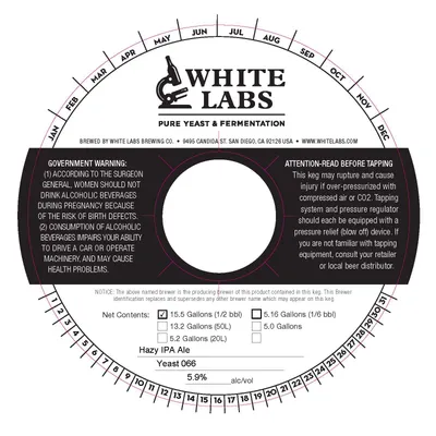 Hazy IPA Ale label