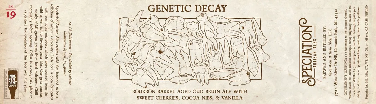 Genetic Decay label