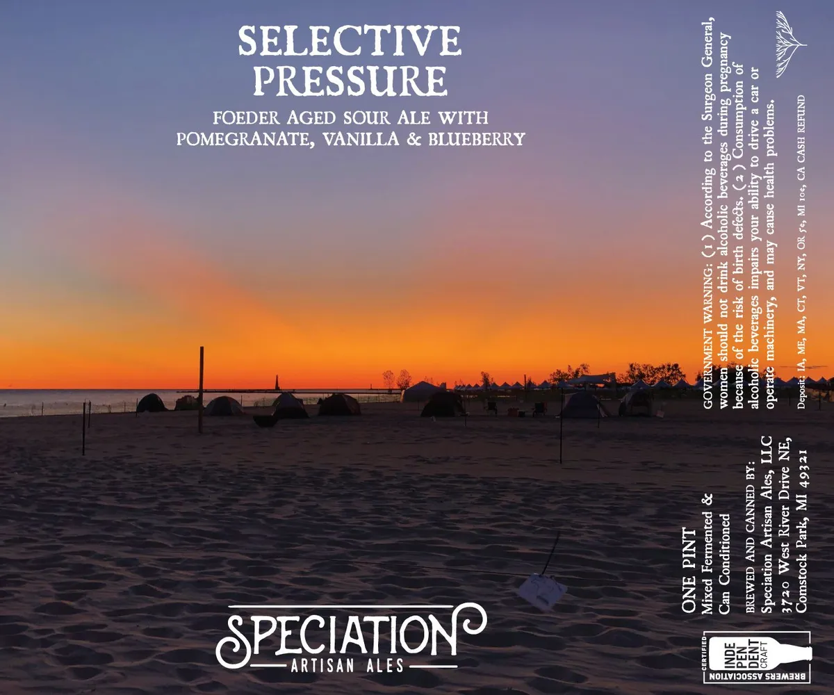 Selective Pressure — full label as filed with TTB