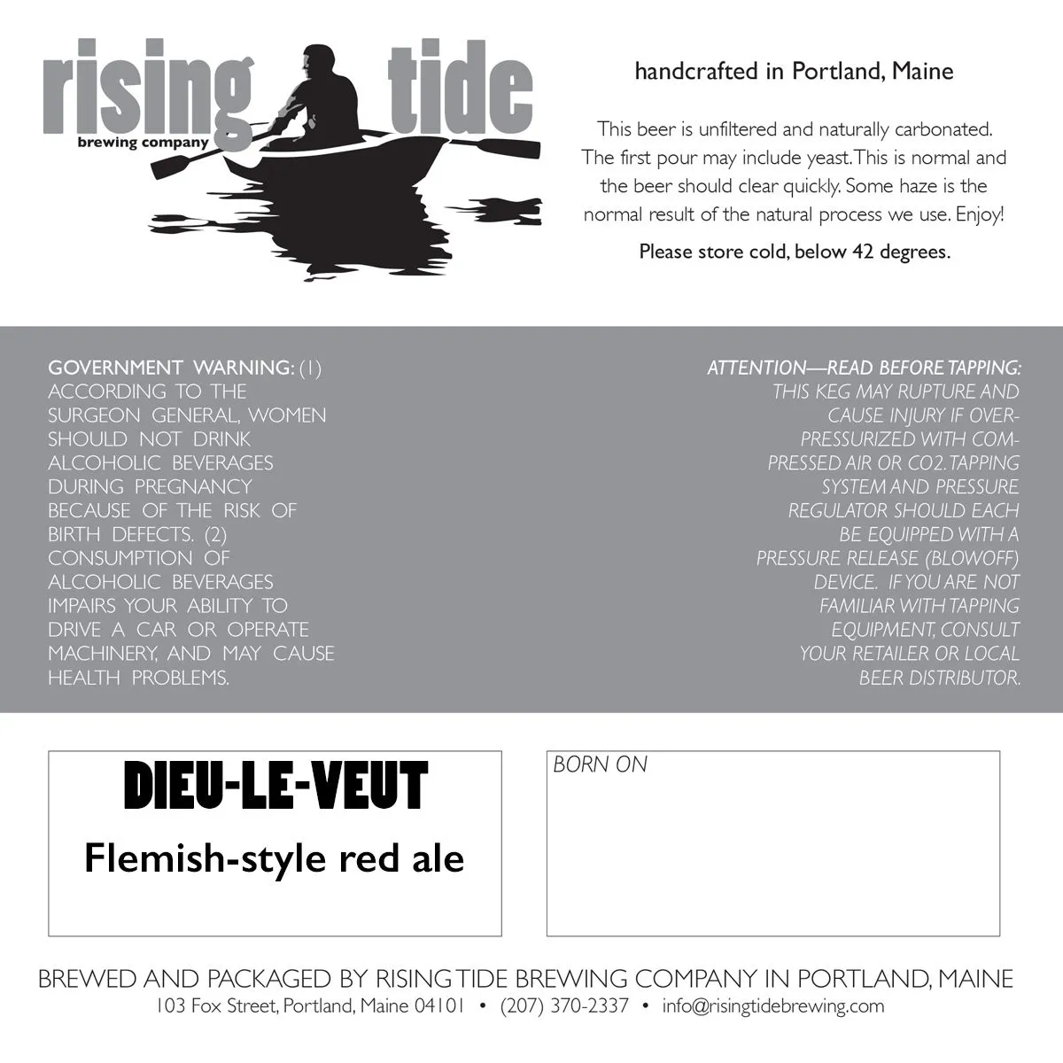 Dieu-Le-Veut — full label as filed with TTB