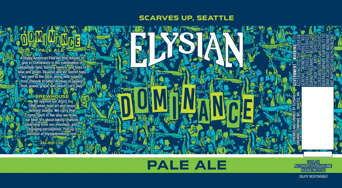 Elysian Dominance — full label as filed with TTB