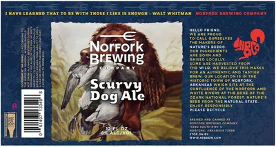 Scurvy Dog Ale label