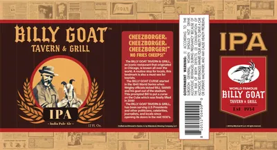 Billy Goat IPA label