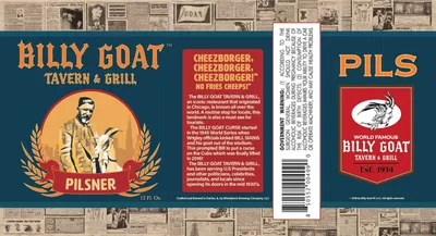 Billy Goat Pils label