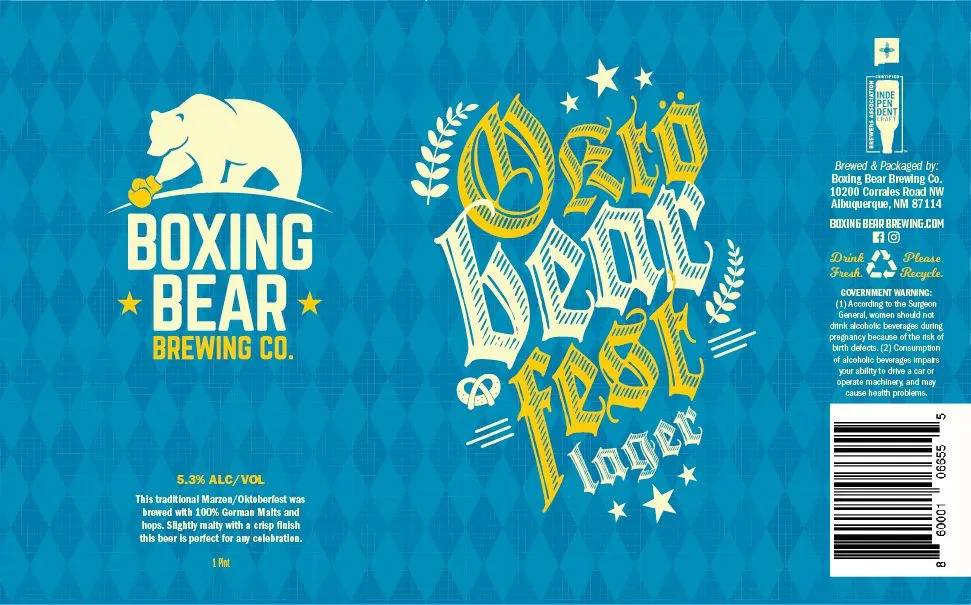 Oktobearfest — full label as filed with TTB
