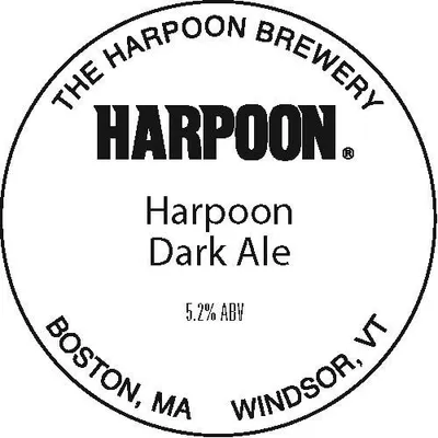 Harpoon Dark Ale label