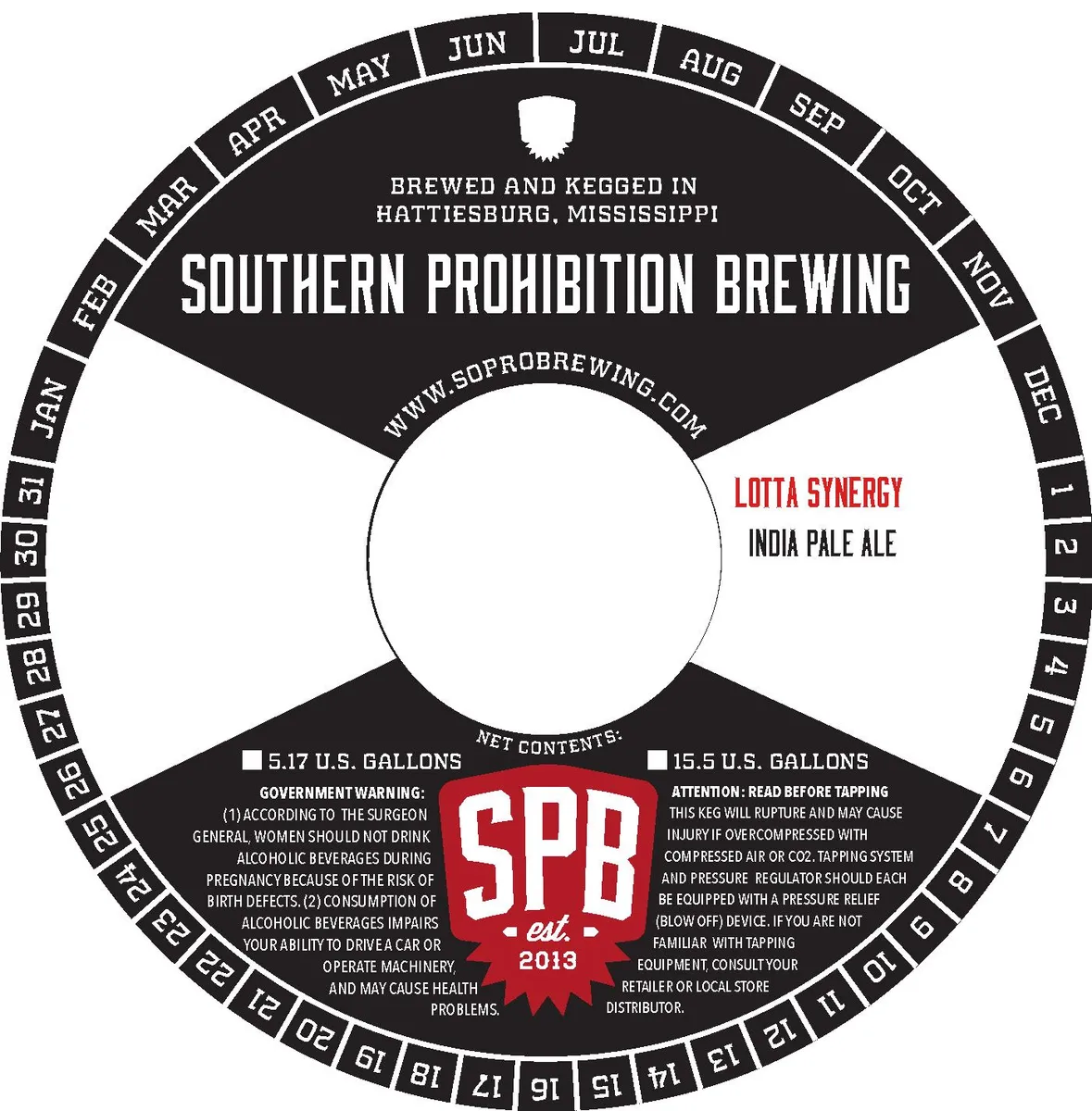 Lotta Synergy label art — SOUTHERN PROHIBITION BREWING