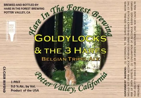 Goldylocks & The 3 Hares label