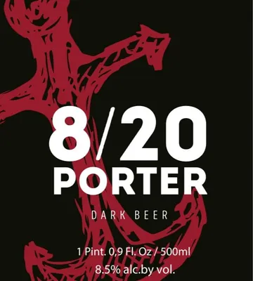 8/20 Porter label