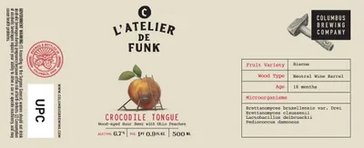 Crocodile Tongue label