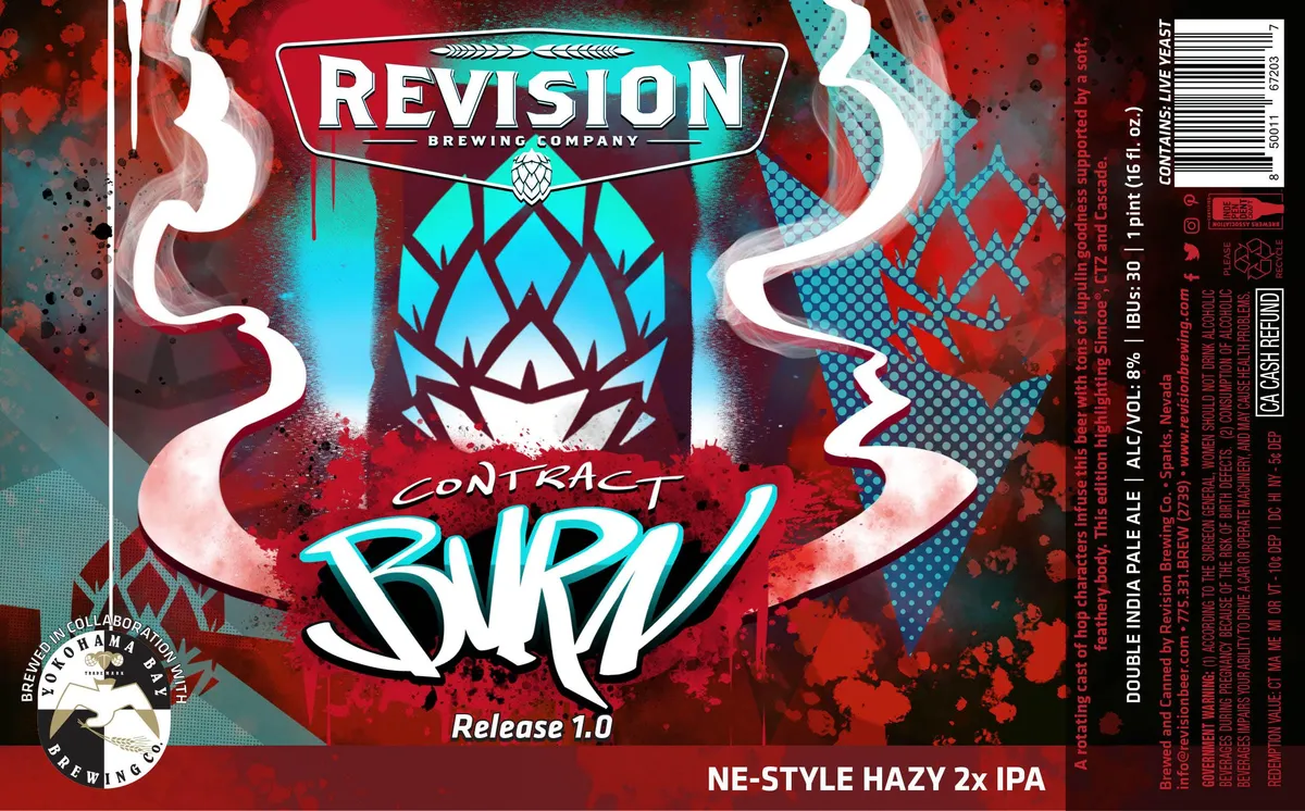Contract Burn — full label as filed with TTB