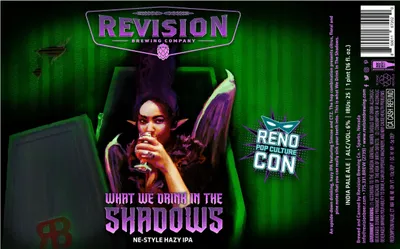 What We Drink in the Shadows label