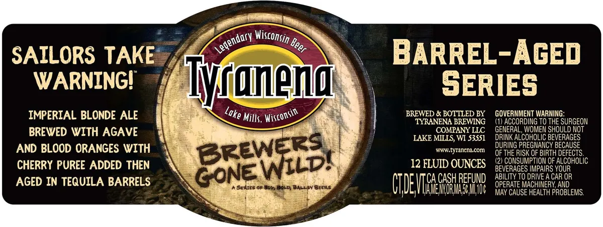 Sailors Take Warning! — full label as filed with TTB