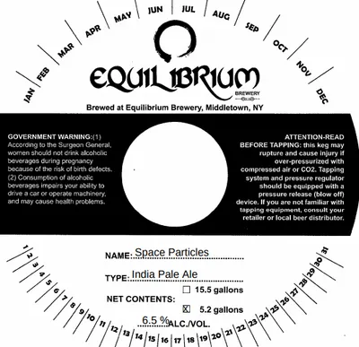 Space Particles label