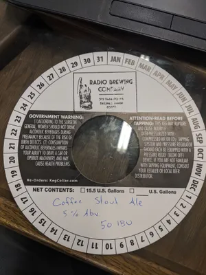 Coffee Stout Ale label