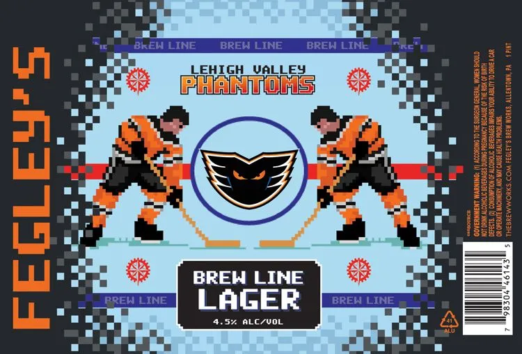 Brew Line Lager — full label as filed with TTB