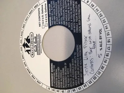 Siesta Lime Pilsner label