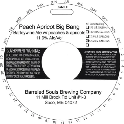 Peach Apricot Big Bang label