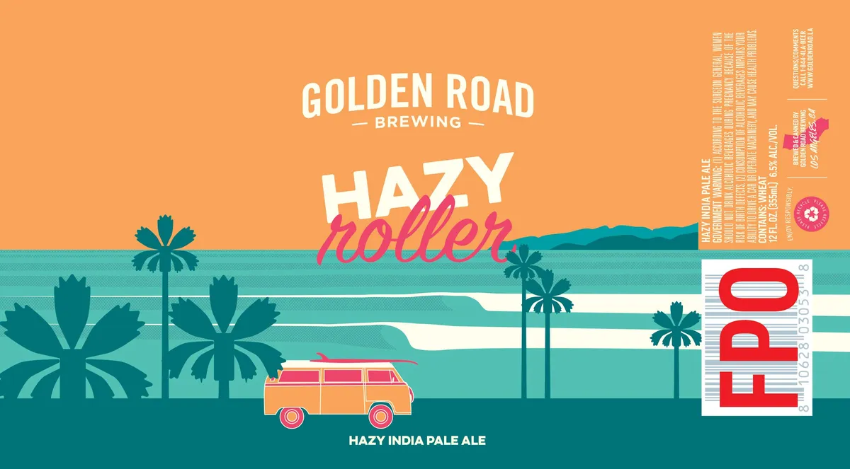 Hazy Roller — full label as filed with TTB