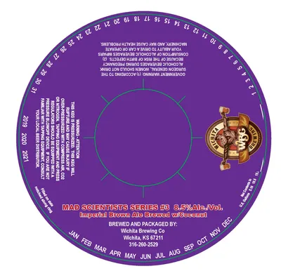 Mad Scientists Series #3 label