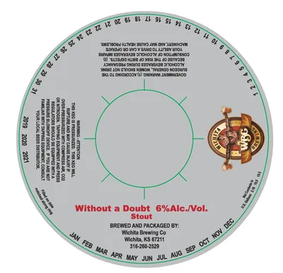Without a Doubt Stout label