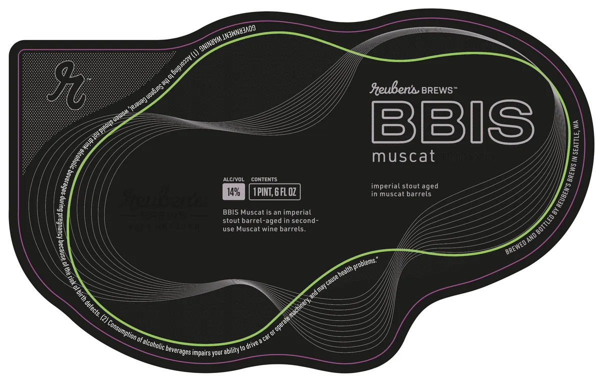 BBIS Muscat — full label as filed with TTB