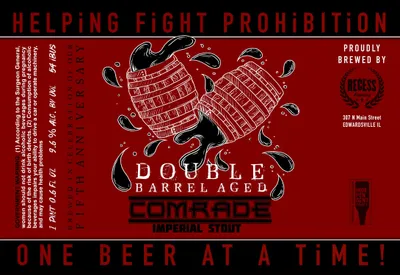 Double Barrel Comrade label