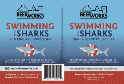 Swimming With Sharks label