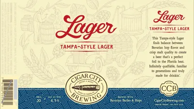 Lager label