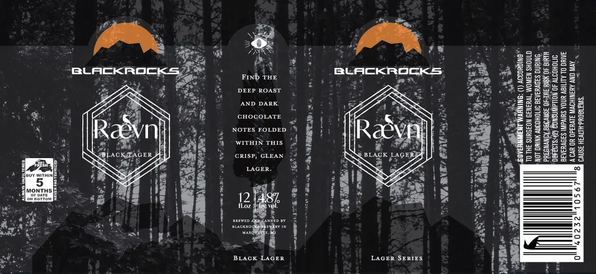 Rævn — full label as filed with TTB