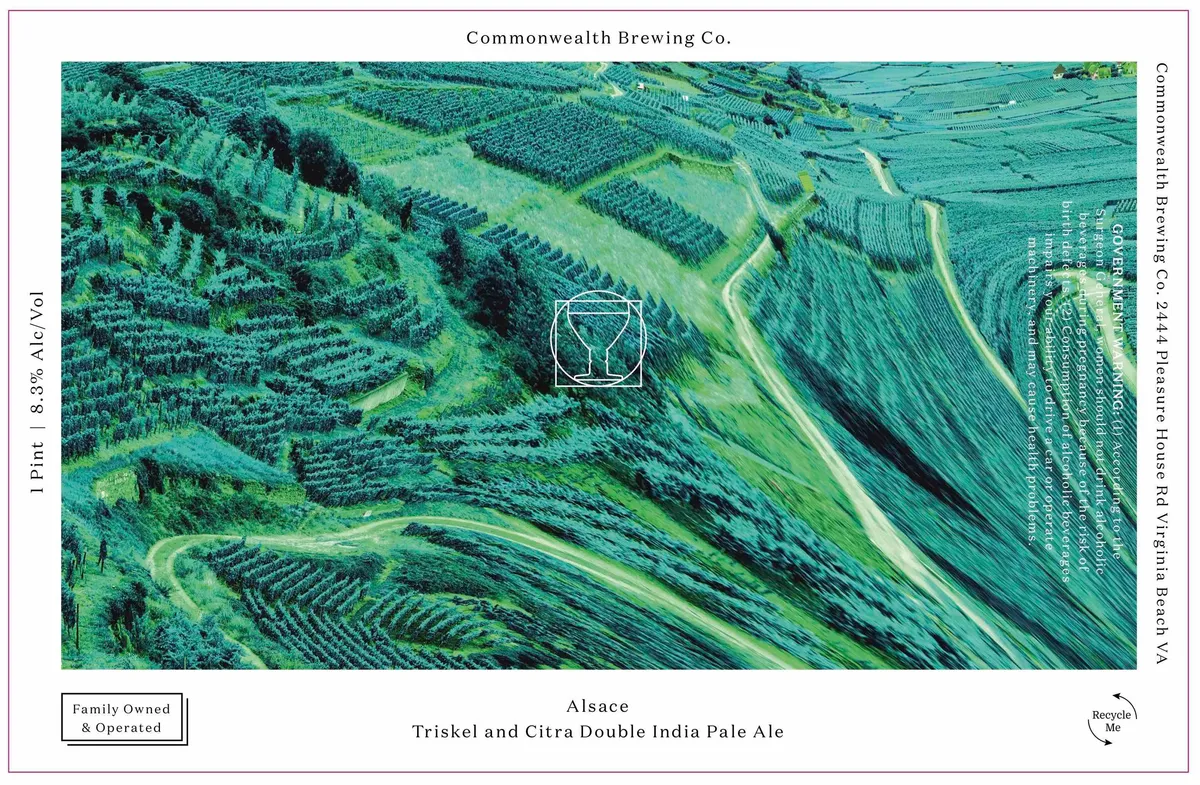 Alsace — full label as filed with TTB