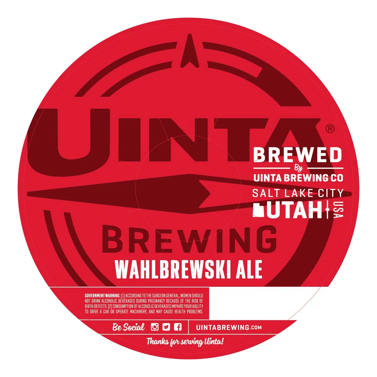 Wahlbrewski Ale — full label as filed with TTB