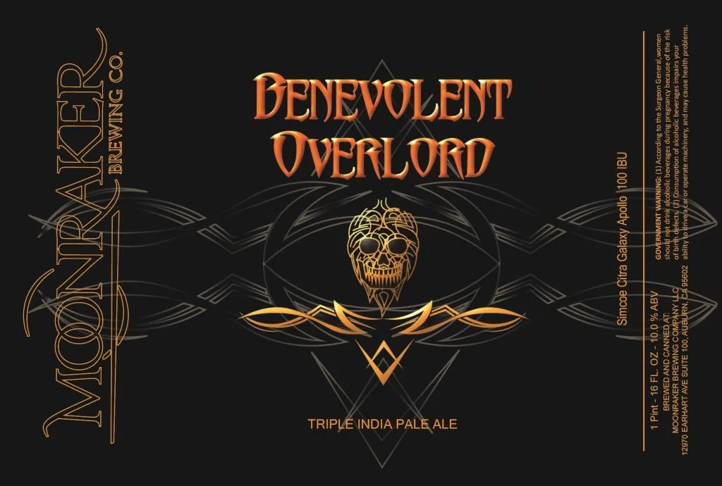 Benevolent Overlord — full label as filed with TTB