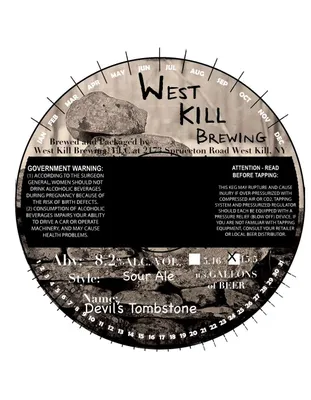 Devil's Tombstone label