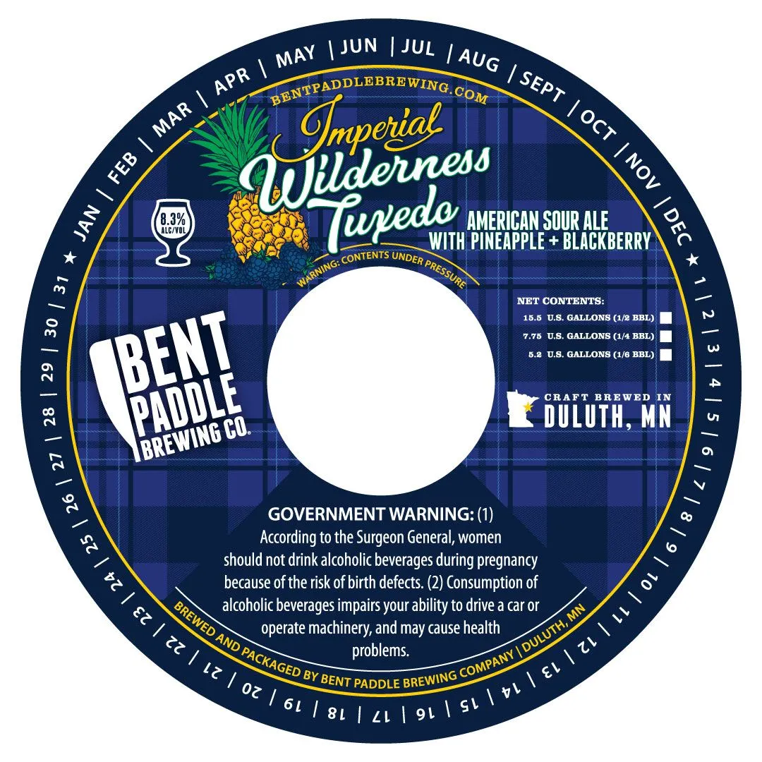 Imperial Wilderness Tuxedo — full label as filed with TTB