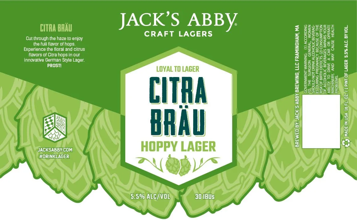 Citra Bräu — full label as filed with TTB