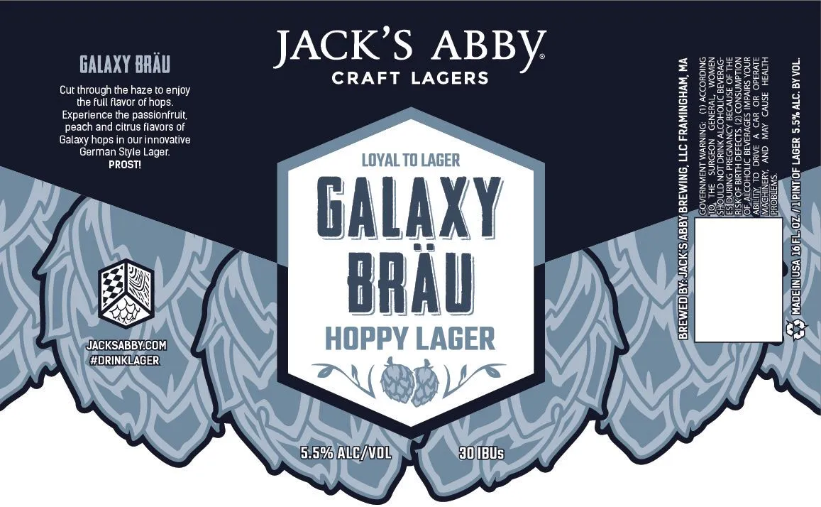 Galaxy Bräu label art — GALAXY BRAU